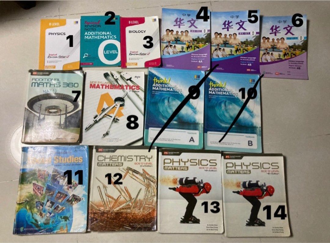 sec 3 & 4 textbooks + workbook + notes, Hobbies & Toys, Books ...