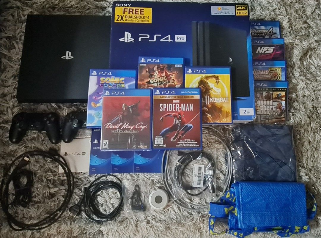 SELLING CHEAP!! LIKE NEW & PRISTINE CONDITION SONY PLAYSTATION 4 (PS4) PRO  2TB NEWER VER (