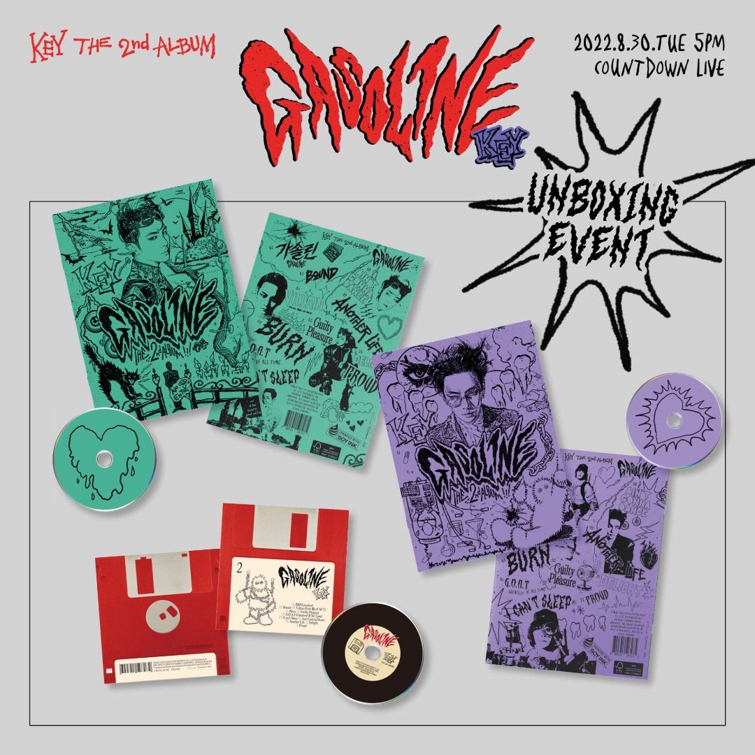SHINee Key Gasoline Album Set , Hobbies & Toys, Memorabilia