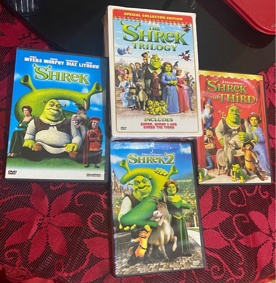 Shrek Dvd/Movie (Category: CDs & DVDs) located in Paranaque City. Submitted by criseldagomez (Listing ID 1196913790, Image 2). Description: Special Collector Edition Shrek Dvd Movies Original 3 pcs.