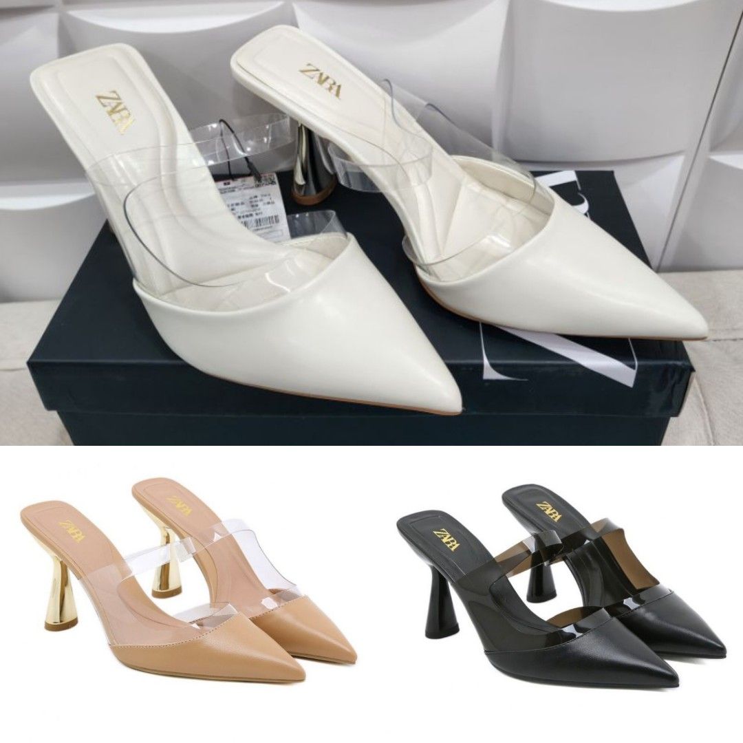 (Special Price) Sepatu ZARA Vinyl High Heels Shoes