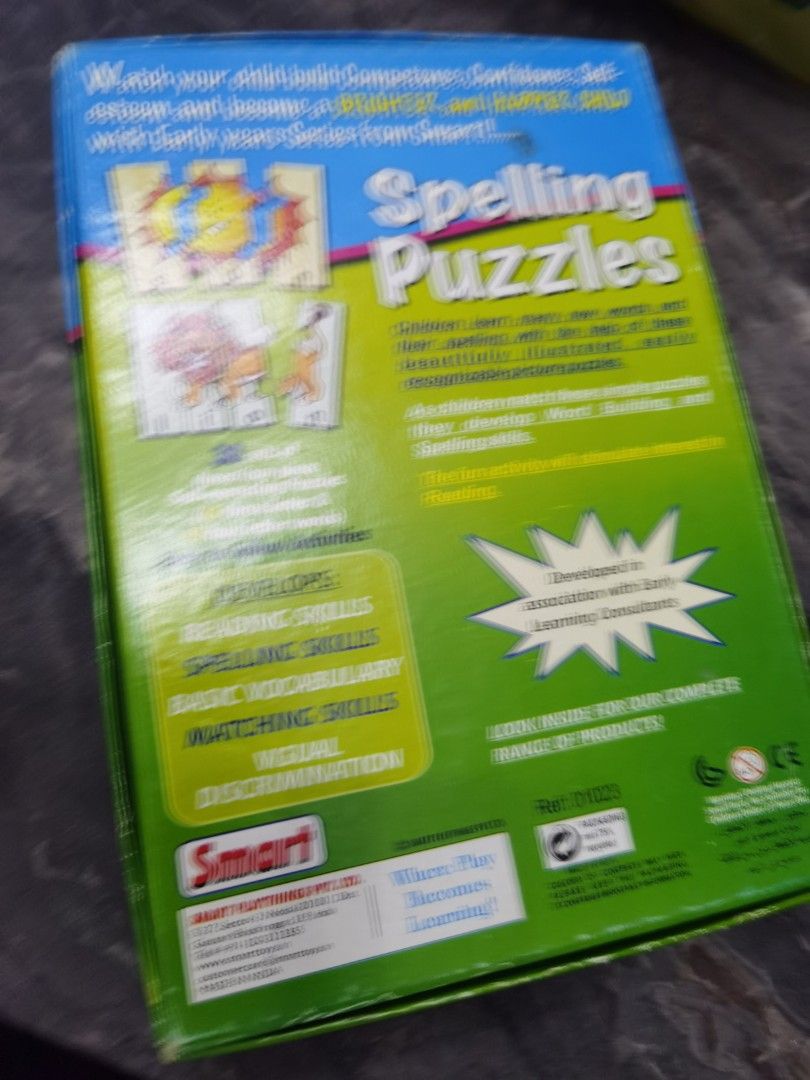 Spelling puzzle for 4 year old above, Hobbies & Toys, Toys & Games on