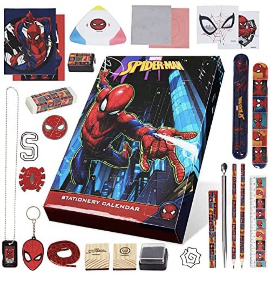 Spiderman Advent Calendar, 興趣及遊戲, 玩具 & 遊戲類 Carousell