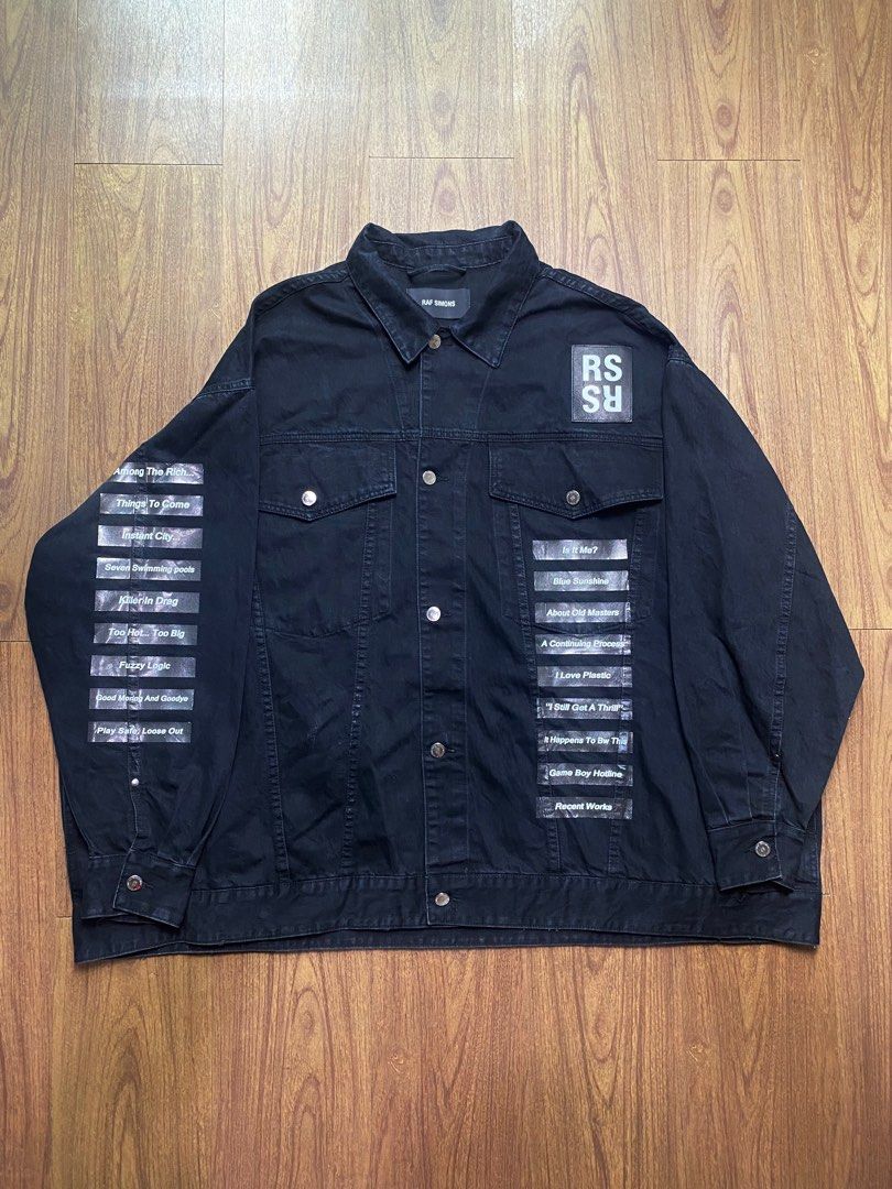 SS18 Raf Simons New Order Oversized Jacket