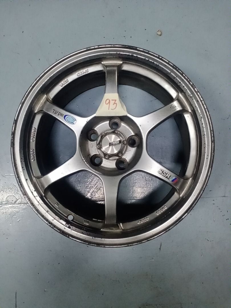 SSR Rim Set, Car Accessories, Tyres & Rims on Carousell