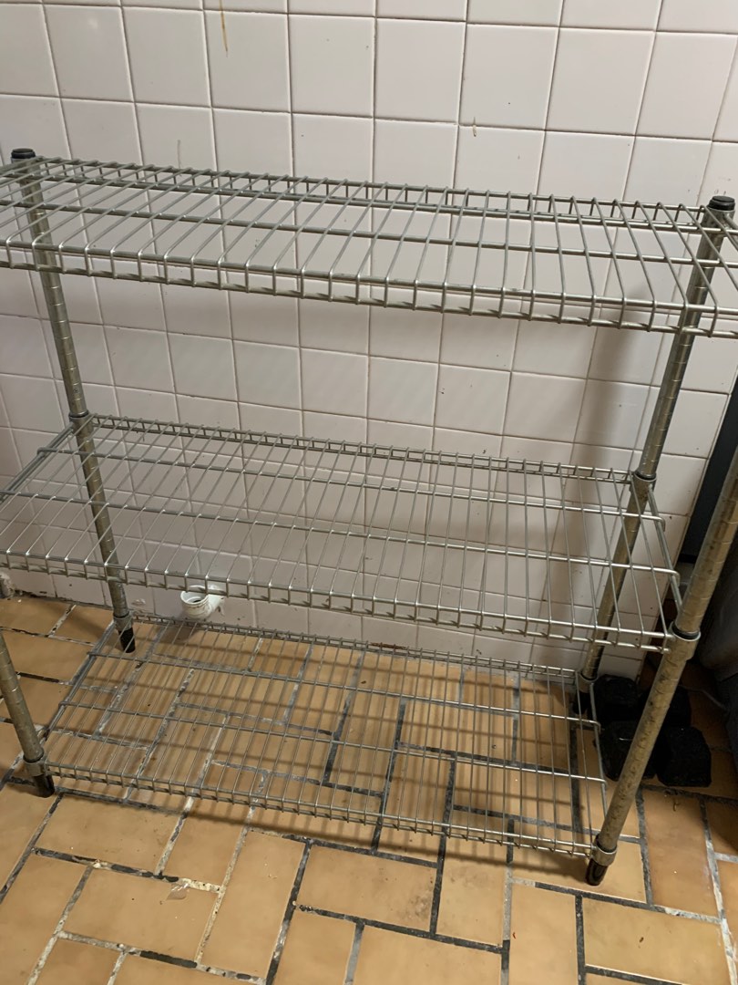 Ikea Steel Rack , Furniture & Home Living, Furniture, Shelves, & Racks on Carousell