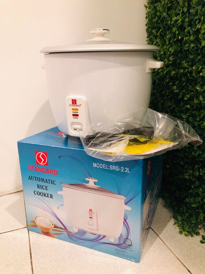 Standard 2.2L Automatic Rice Cooker SRG-2.2L, TV & Home Appliances ...