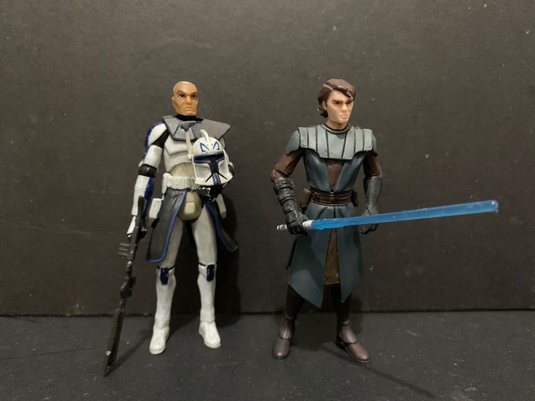 Star Wars Hasbro The Clone Wars Animated Anakin Skywalker & Captain Rex Phase1 3.75” (Category: Figurines & Statues) located in Bacoor. Submitted by kennertoysatbp (Listing ID 1196992349, Image 2). Description: Star Wars Hasbro The Clone Wars Animated General Anakin Skywalker 10 POA & Captain Rex ( Phase 1 ) 15 POA P 1,900. Fixed Free delivery within NCR via Lalamove. MOP : GCash Crossposted. AP, WYSIWYG. NRNE. .
