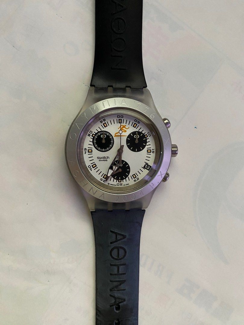 Swatch Irony Diaphane 2004 Athens Olympics Special Ed