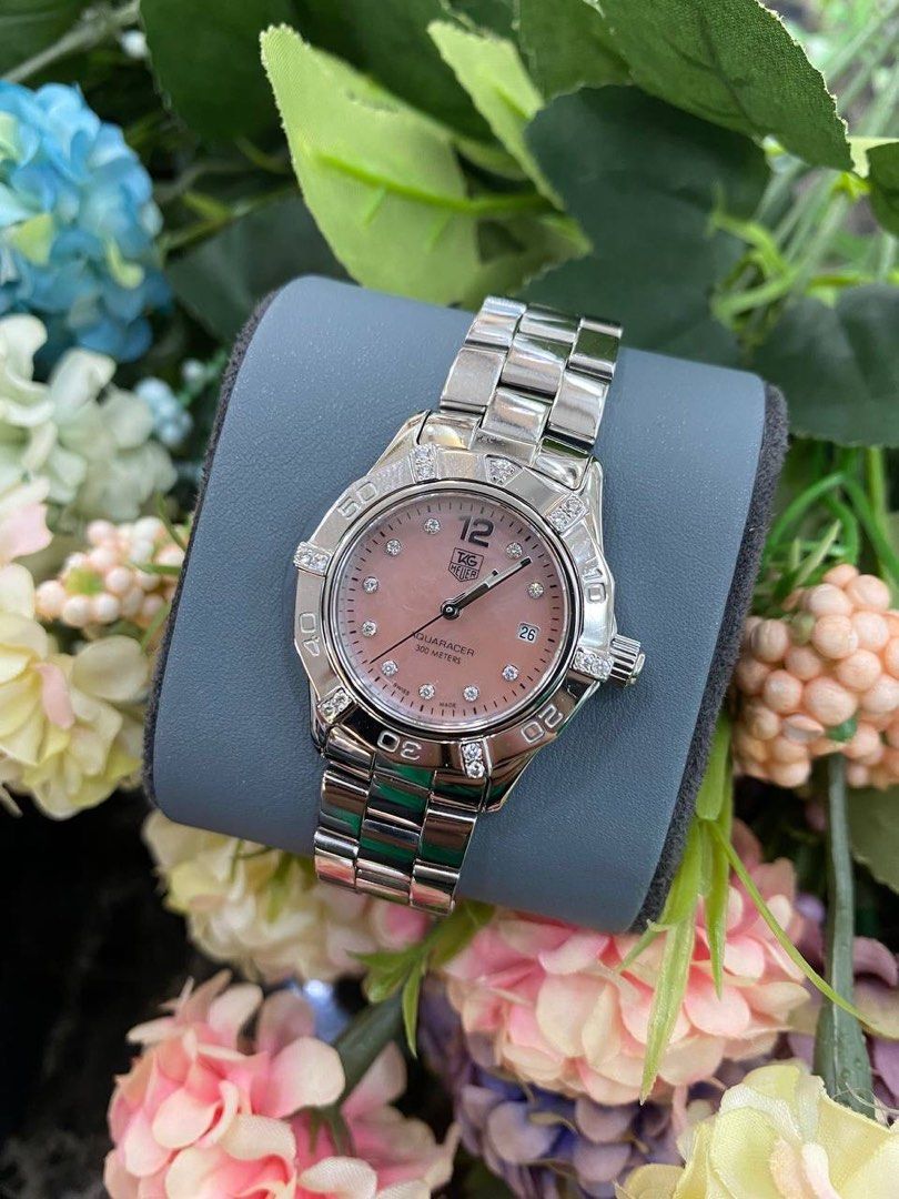 Tag heuer aquaracer 27mm diamond ladies watch sale