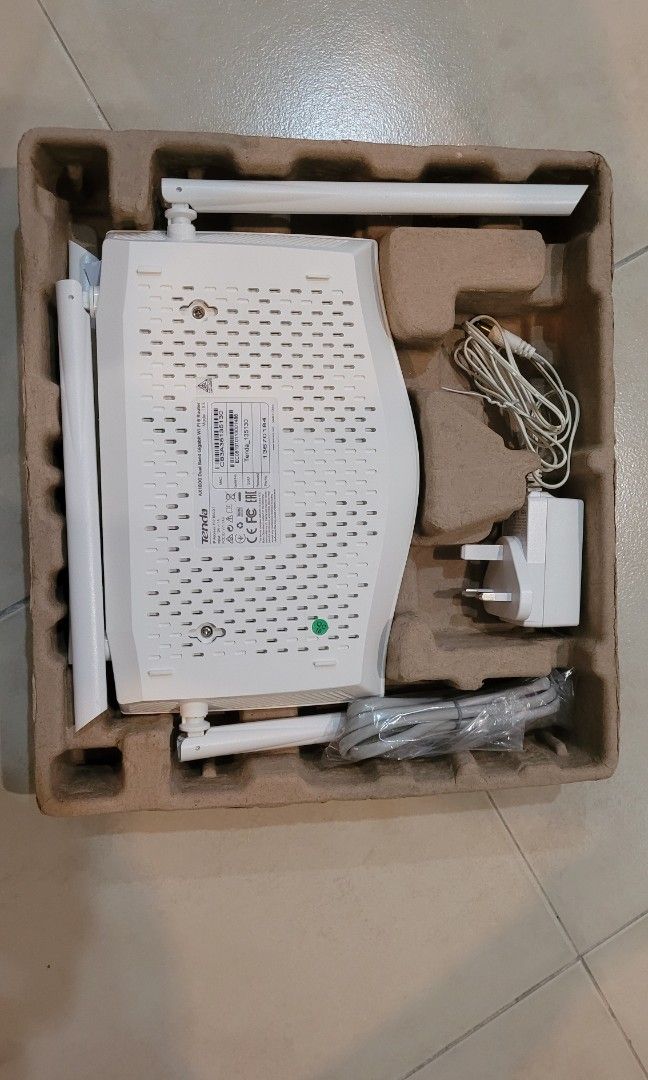 Tenda TX3 AX1800 WiFi 6 MUMIMO Wireless Gigabit AX Router, Computers