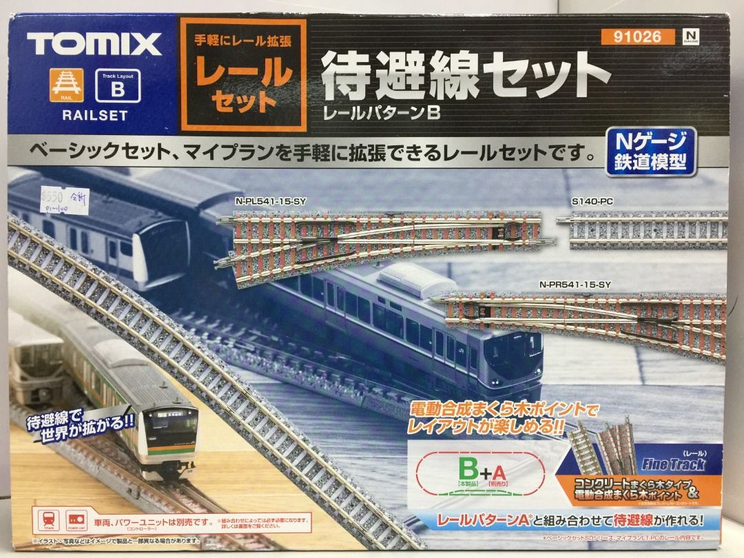 TOMIX Nゲージ レールセット 待避線セットII Bパターン 91092 鉄道模型