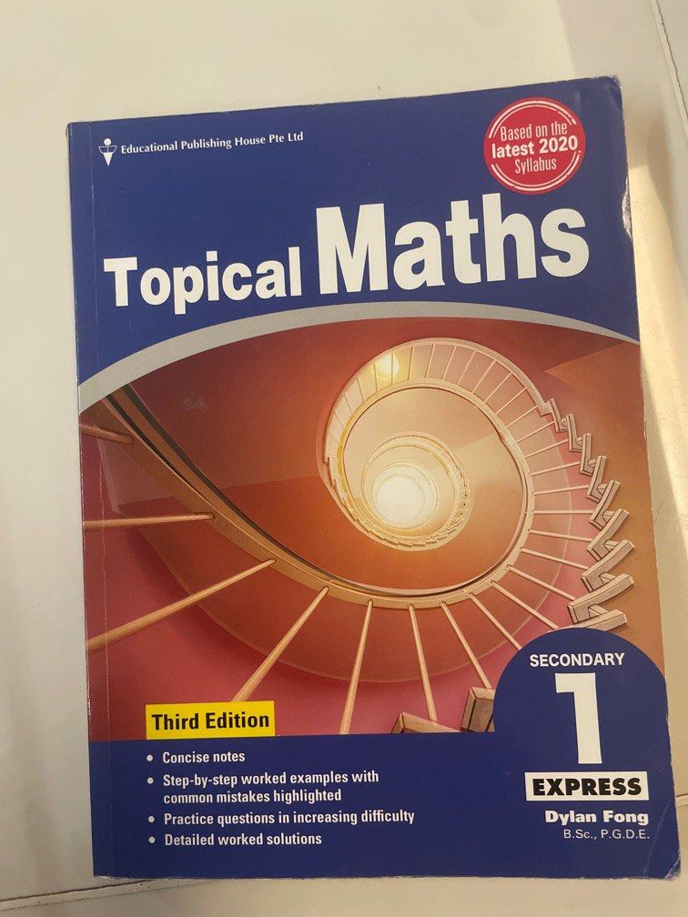 Ms Topical Math Topical Math Sec 1 Exp, Hobbies & Toys, Books & Magazines, Assessment ...