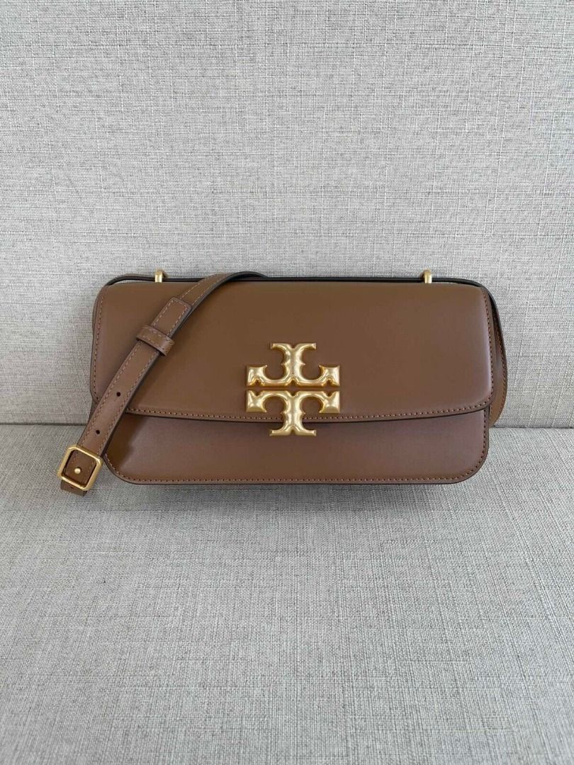 Tory Burch Small Eleanor Rectangular Convertible Leather Shoulder Bag