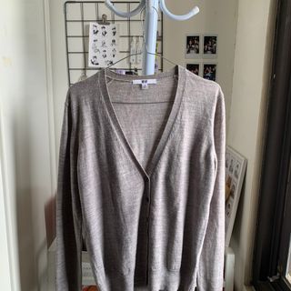 Uniqlo Knit Cardigan Light Grey
