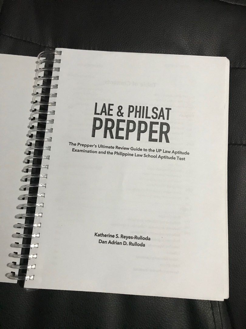 UP Law Aptitude Exam and Law School Entrance Exam Reviewer by White