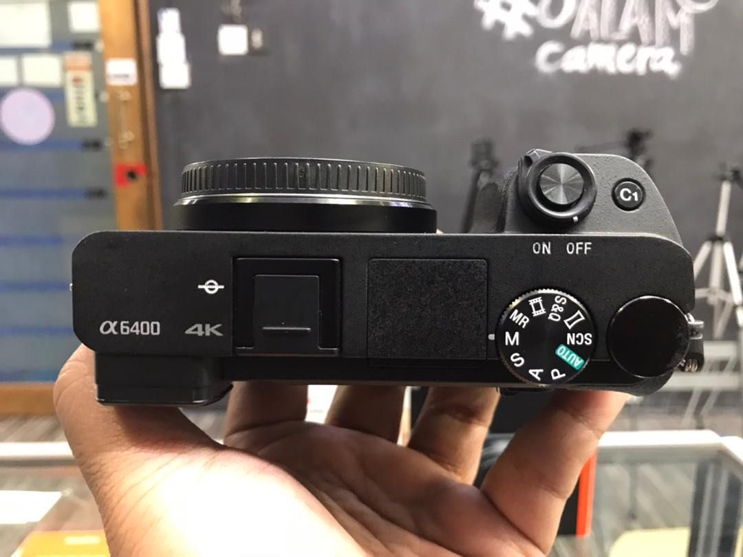 (USED) SONY A6400 (4k, Wifi) MIRRORLESS CAMERA BODY RM157 PER MONTH