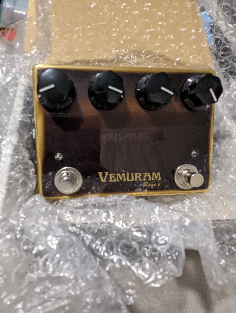 Vemuram Rage e , rare discontinued boutique 2 in 1 overdrive and