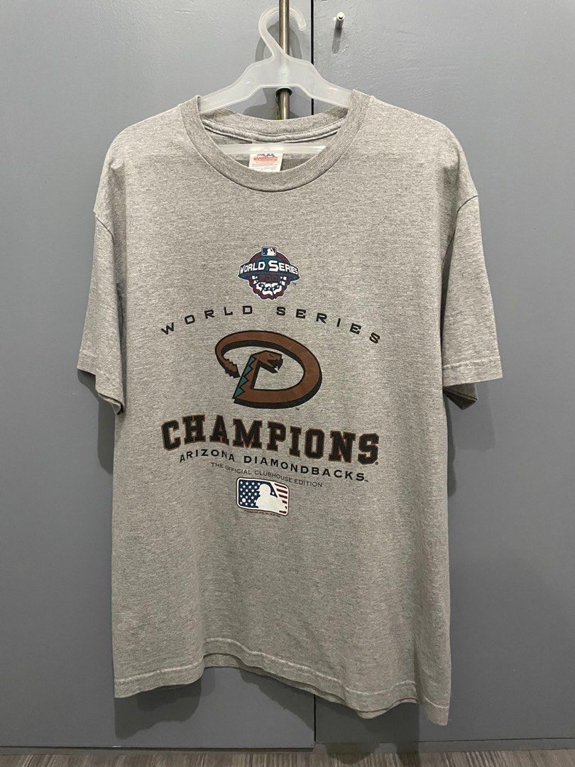 Vintage, Shirts, Vintage 20 Arizona Diamondbacks World Series Champions  Baseball Shirt Size L