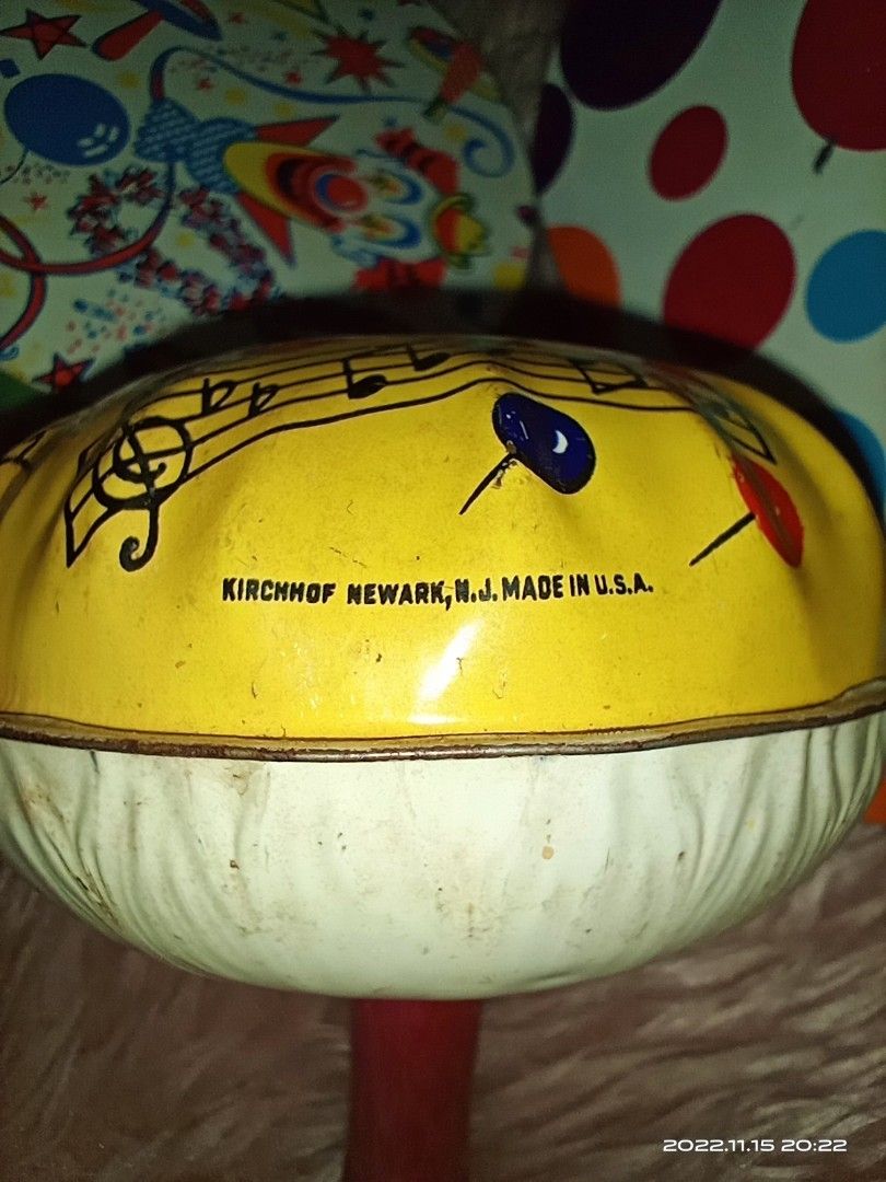 Vintage noisemaker tin toys by kirchhof, Hobbies & Toys, Memorabilia