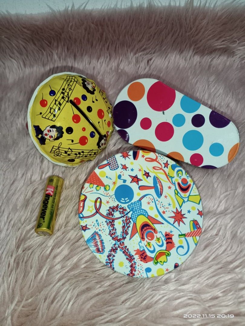Vintage noisemaker tin toys by kirchhof, Hobbies & Toys, Memorabilia