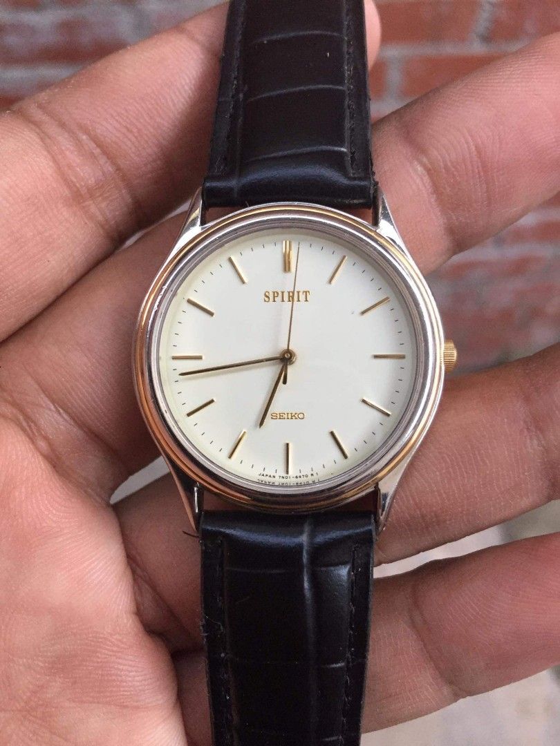 Vintage Seiko Spirit 7N01-6370, Men's Fashion, Watches & Accessories,  Watches on Carousell