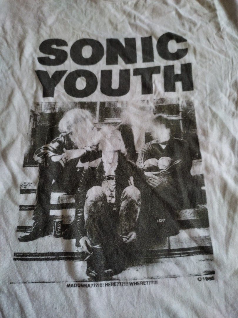 Vintage Sonic youth band shirt, Men