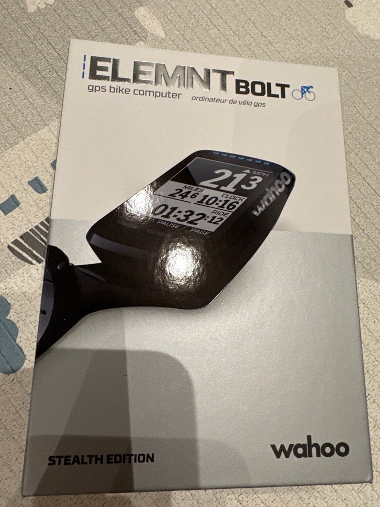 Wahoo elemnt bolt v1 bike computer for bicycle cycling, Sports Equipment, Bicycles & Parts