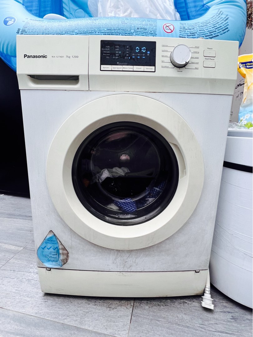 Panasonic Washing Machine 7kg front load, TV & Home Appliances, Washing