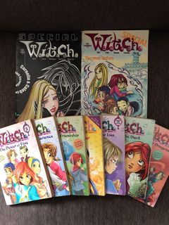 W.I.T.C.H Special Issues The Year Before and Cornelia & Caleb with WITCH Novel Chapter Books