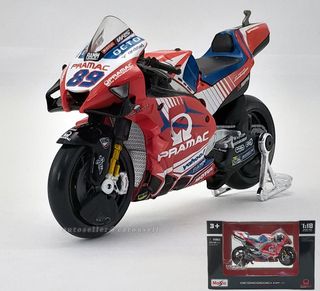 1/18 Maisto 2022 Johann Zarco Ducati Desmosedici GP22 #5 MotoGP Motorcycle  Model