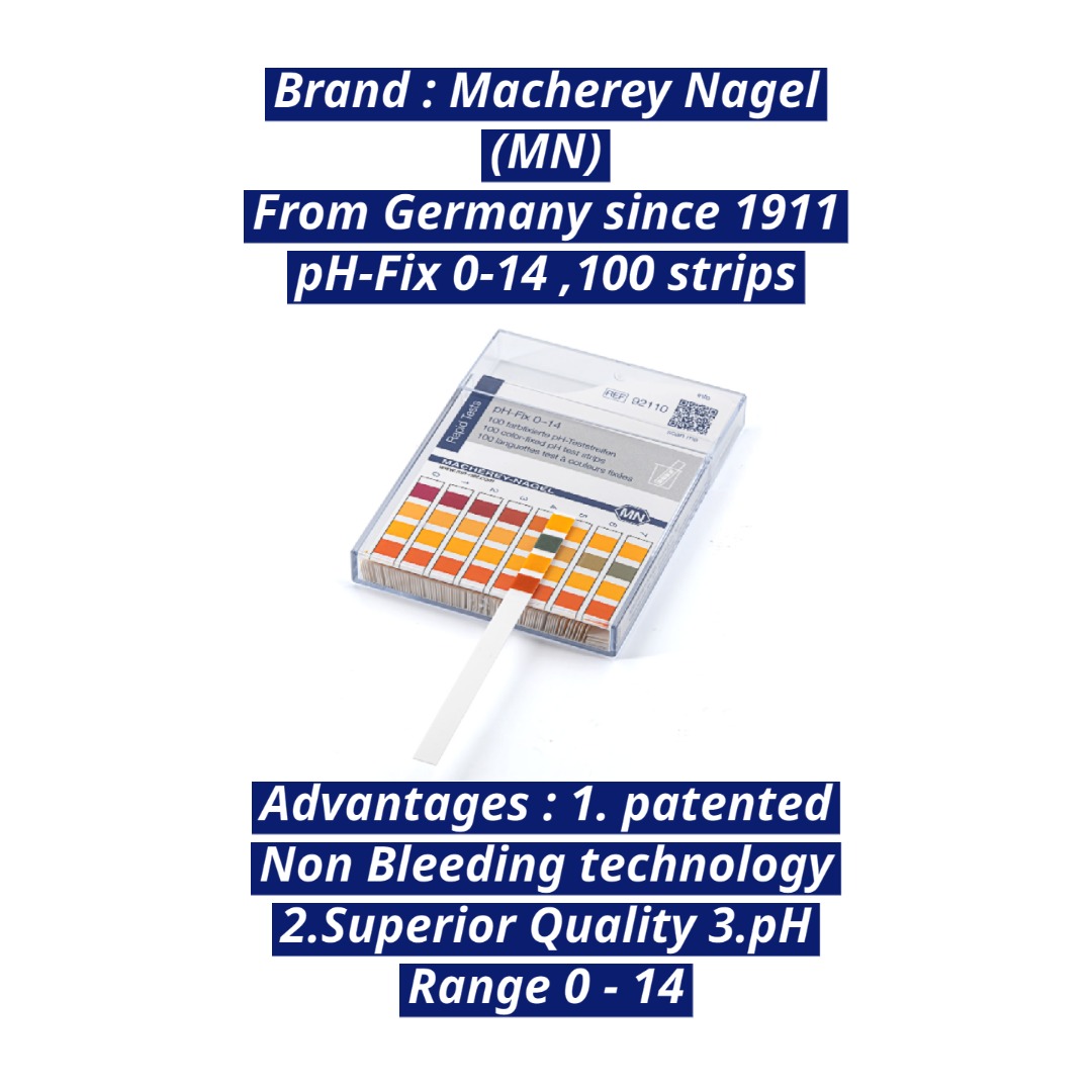 2 boxes(200pcs)MACHEREYNAGEL(MN92110 Germany)PH Value 014 with