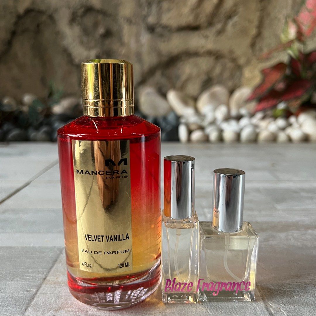 5ml/10ml Original Mancera Velvet Vanilla glass spray decant, Beauty &  Personal Care, Fragrance & Deodorants on Carousell