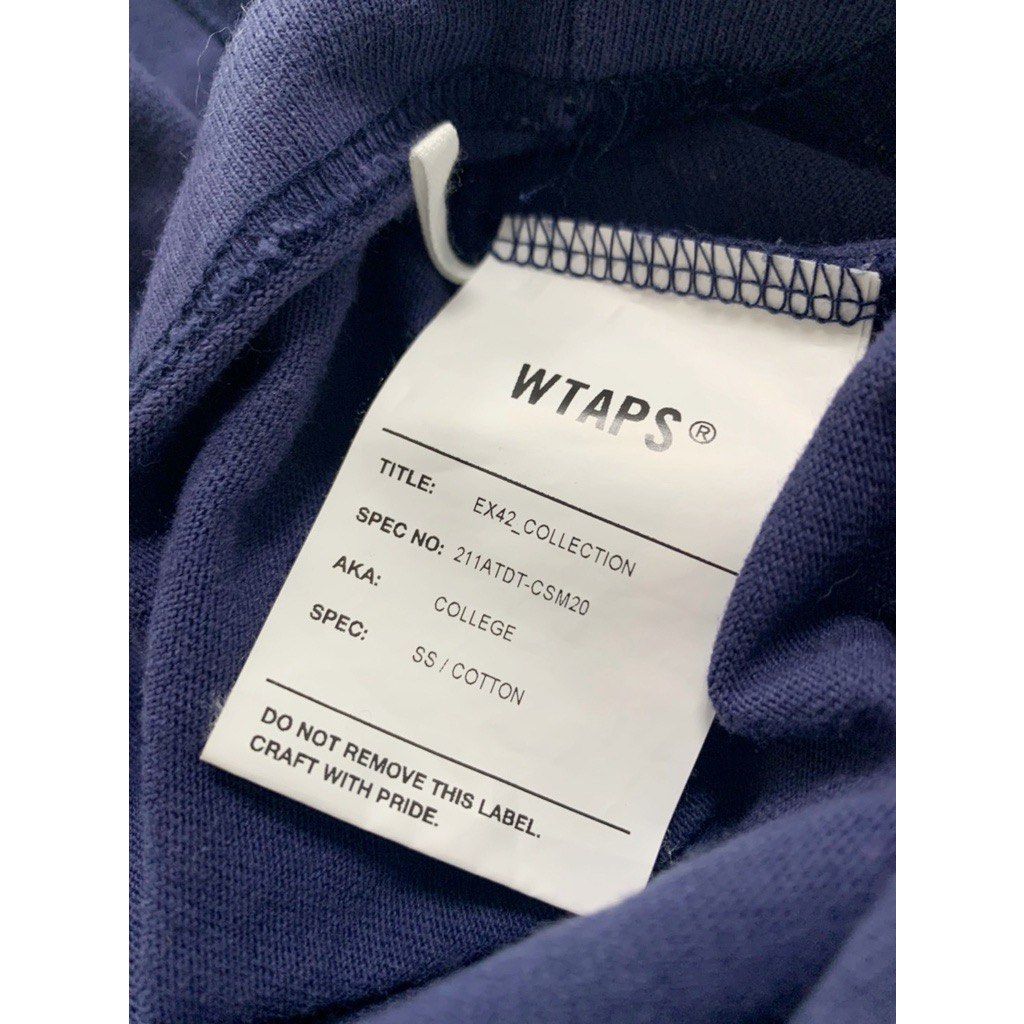 WTAPS 21SS COLLEGE / SS / COTTON 短袖短t 深藍色M號（已售出）, 他的