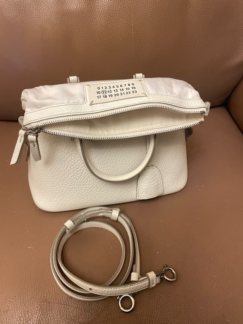 平放不議價Maison Margiela 5AC MINI Shoulder Bag white 可上膊手袋