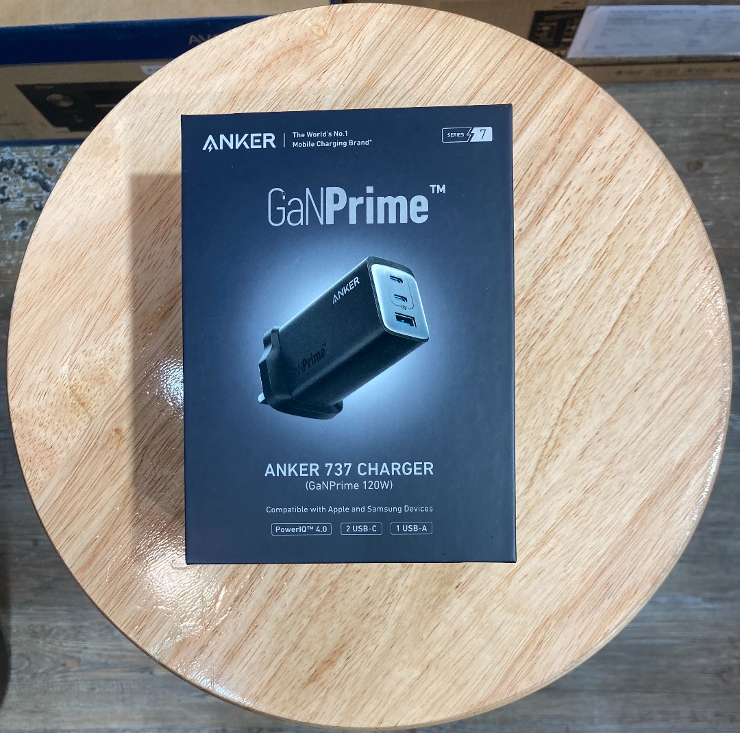 (全新行貨) Anker 737 Charger (GaNPrime 120W) PowerIQ 4.0 雙PD