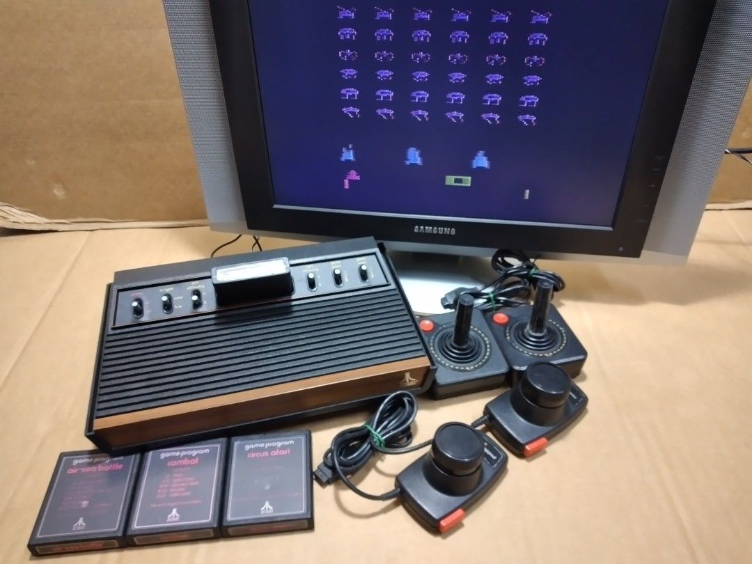 雅達利Atari 2600 (RF)古董, 電子遊戲, 電子遊戲機, 其他- Carousell