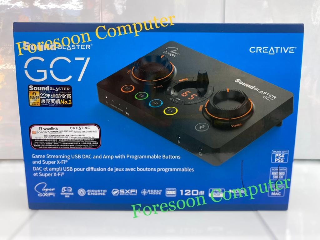 CREATIVE sound blaster GC7 開封のみ