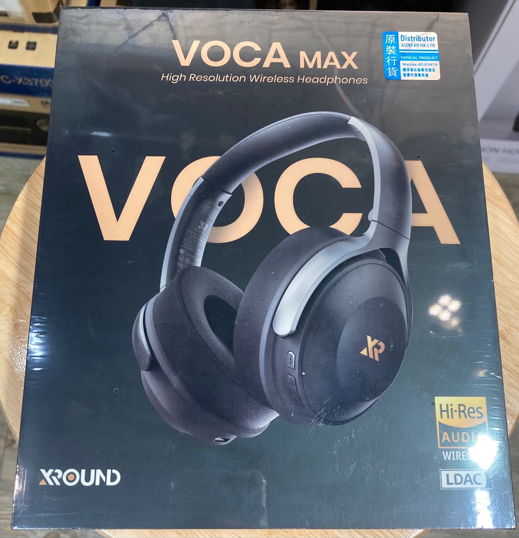 全新行貨) XROUND Voca Max 旗艦降噪耳罩耳機, 音響器材, 頭戴式/罩耳