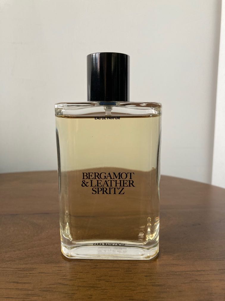 zara bergamot and leather spritz