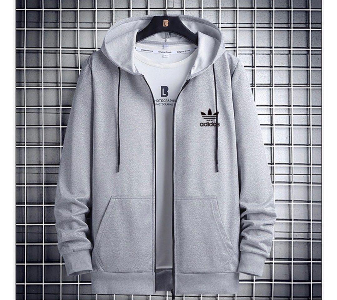 Adidas discount zipper mens