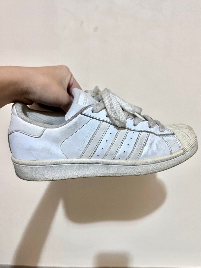 adidas superstar all white womens