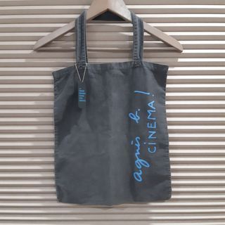 法國品牌Agnes b.合作第26屆金馬獎紀念品包包棉質手提袋 黑色小b包