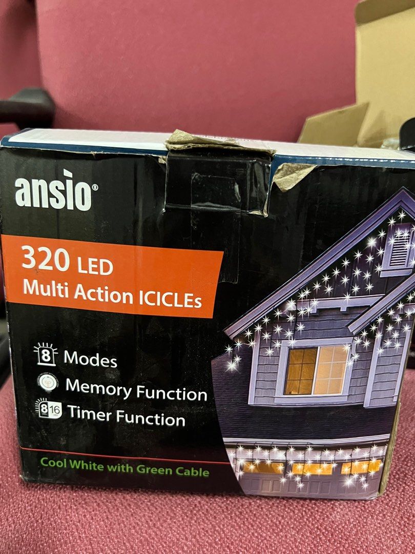 Ansio christmas 2025 icicle lights