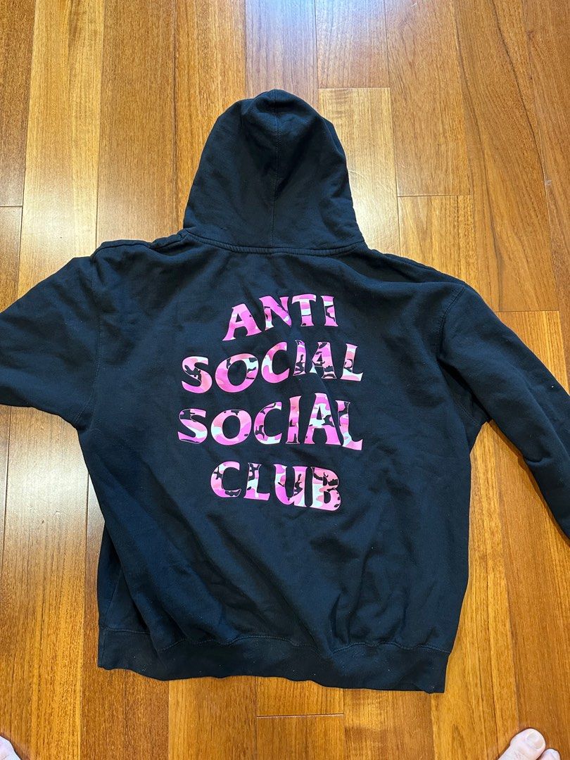 Assc hoodie camo pink top