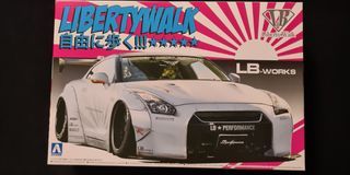 Aoshima 1/24 libertywalk Nissan gtr r35 ver .2