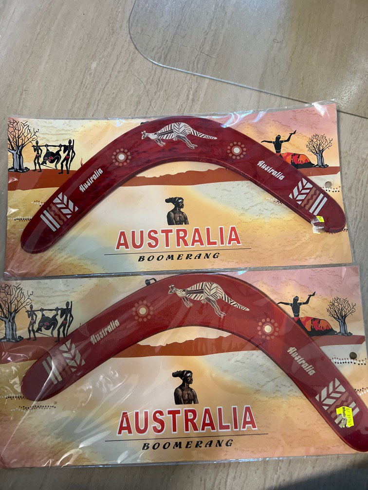 Australian boomerangs, Hobbies & Toys, Toys & Games on Carousell