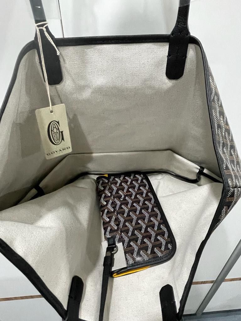 Shop GOYARD Saint Louis Saint Louis PM Bag ( STLOUIPMLTY01CL01P