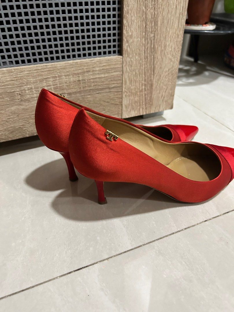 Authentic Tory Burch Red Heels