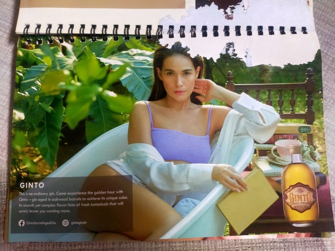 Bea Alonzo 2022 tanduay desktop calendar, Hobbies & Toys, Memorabilia